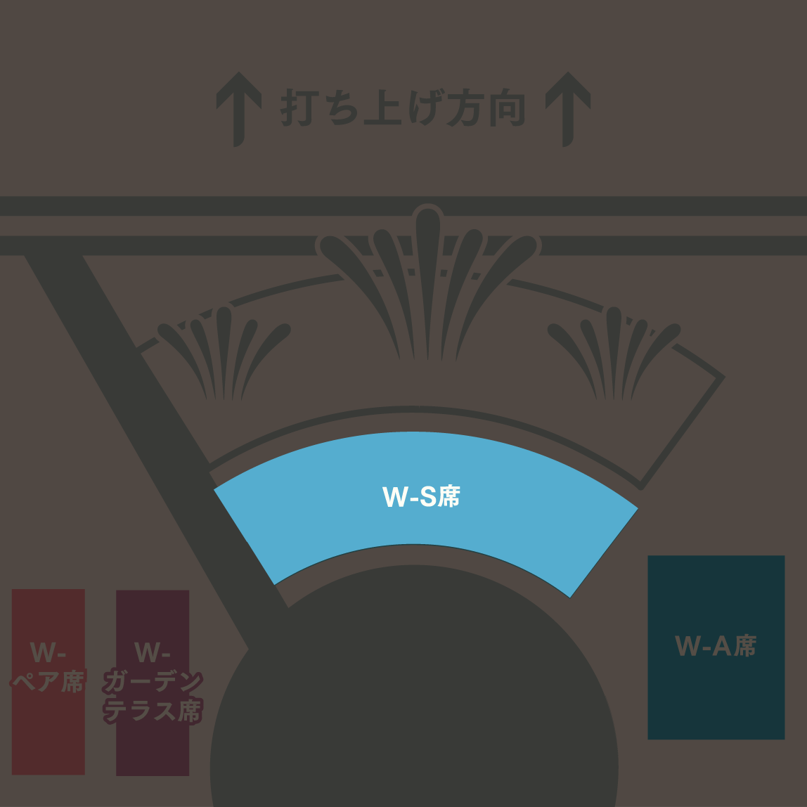 W-S席 配置図